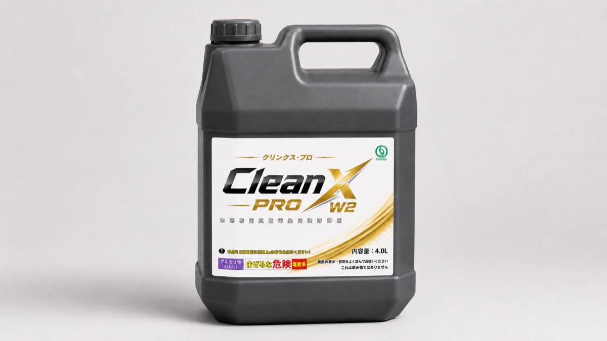 CleanX PRO W2 木部専用タイプ 4.0Lボトル